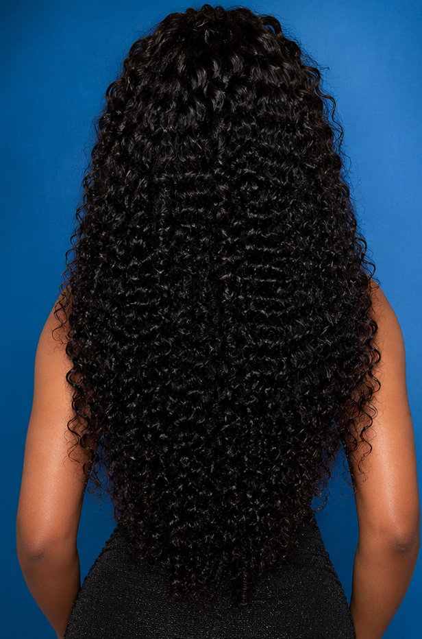 Brazilian Curls - Kinky Curly Brown Lace Cheveux 100% naturels