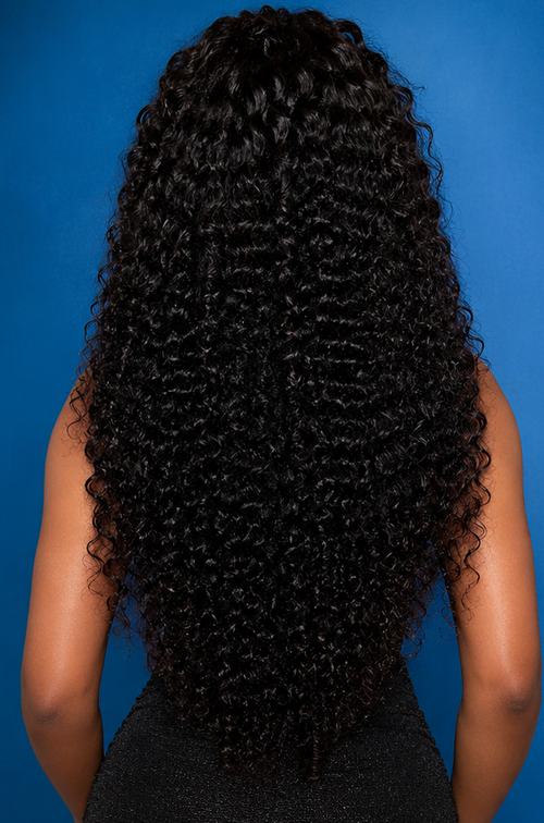 Brazilian Curls - Kinky Curly Brown Lace Cheveux 100% naturels