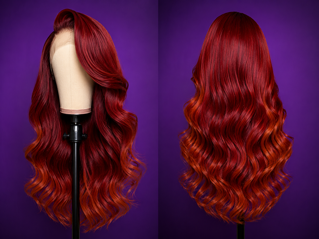 High Fire - Full headgear Lace Front 100% Cheveux Naturels